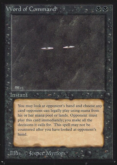 Word of Command, Limited Edition Alpha #136, Magic: The Gathering card