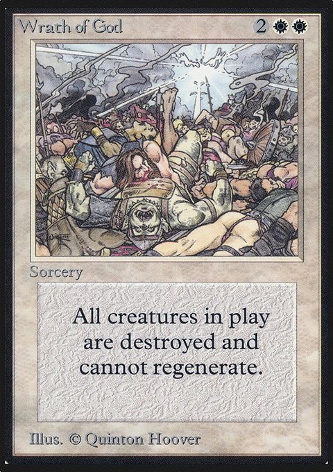 Wrath of God, Limited Edition Alpha #45, Magic: The Gathering card