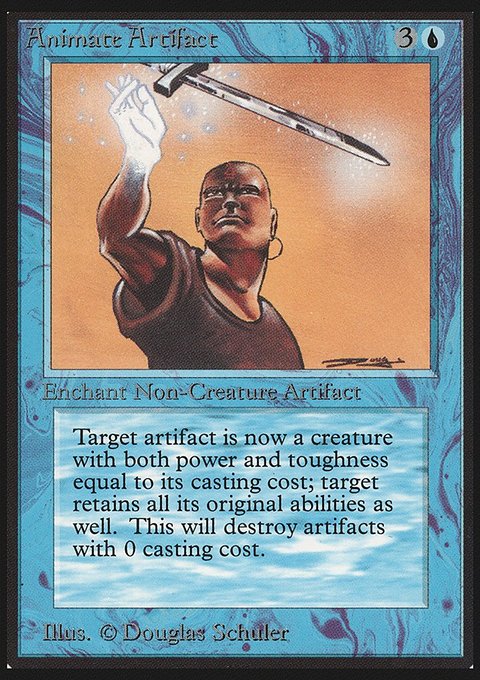 Animate Artifact, Limited Edition Beta #49, Magic: The Gathering card