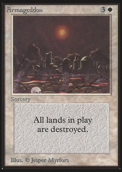 Armageddon, Limited Edition Beta #2, Magic: The Gathering card