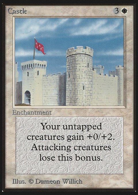Castle, Limited Edition Beta #9, Magic: The Gathering card