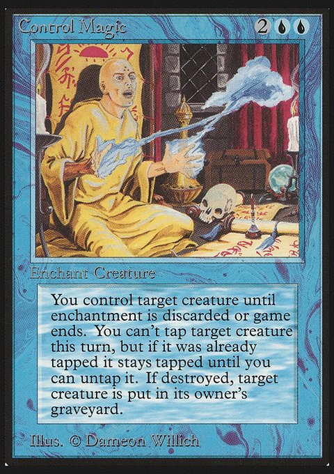 Control Magic, Limited Edition Beta #53, Magic: The Gathering card