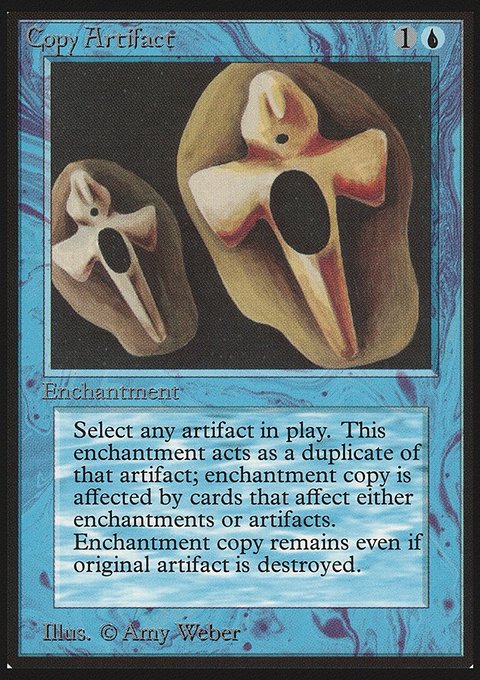 Copy Artifact, Limited Edition Beta #54, Magic: The Gathering card