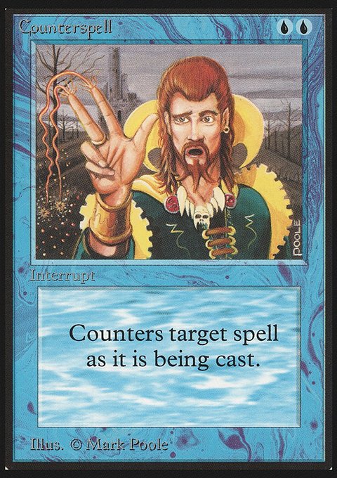 Counterspell, Limited Edition Beta #55, Magic: The Gathering card