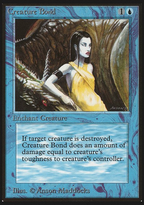 Creature Bond, Limited Edition Beta #56, Magic: The Gathering card