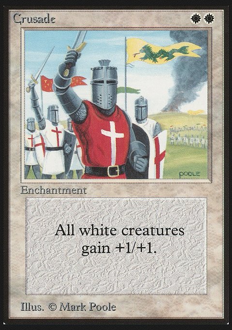 Crusade, Limited Edition Beta #17, Magic: The Gathering card