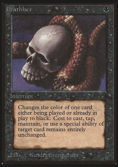 Deathlace, Limited Edition Beta #102, Magic: The Gathering card