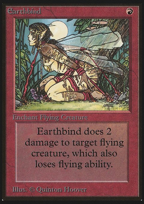 Earthbind, Limited Edition Beta #146, Magic: The Gathering card