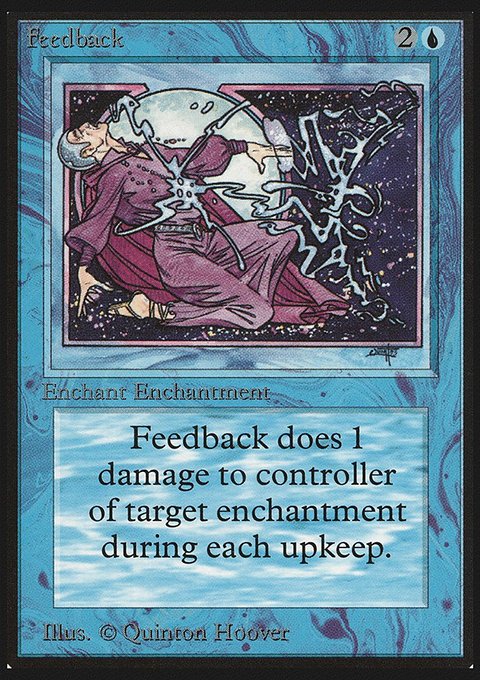 Feedback, Limited Edition Beta #58, Magic: The Gathering card