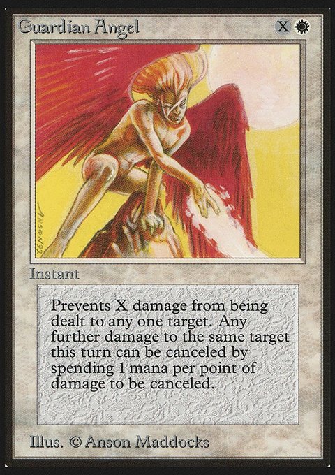 Guardian Angel, Limited Edition Beta #22, Magic: The Gathering card