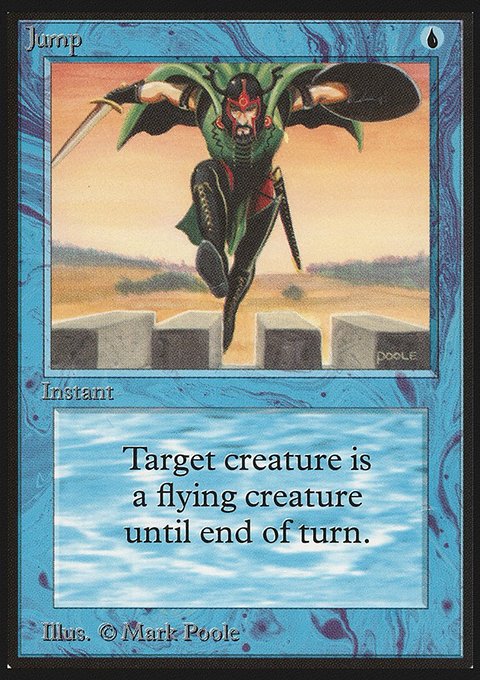 Jump, Limited Edition Beta #61, Magic: The Gathering card