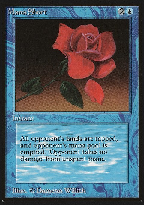 Mana Short, Limited Edition Beta #66, Magic: The Gathering card