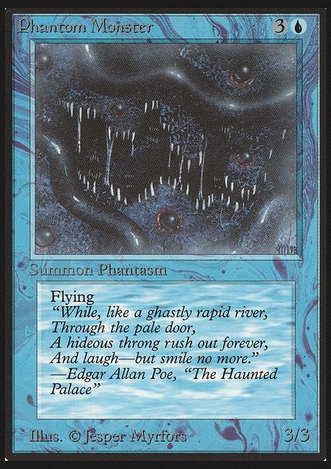 Phantom Monster, Limited Edition Beta #70, Magic: The Gathering card