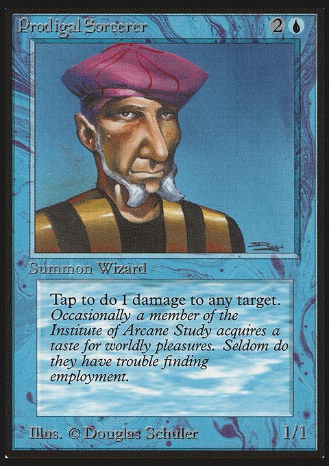 Prodigal Sorcerer, Limited Edition Beta #74, Magic: The Gathering card