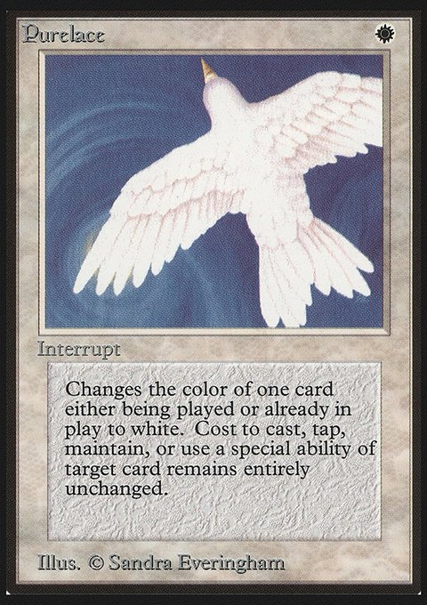 Purelace, Limited Edition Beta #33, Magic: The Gathering card