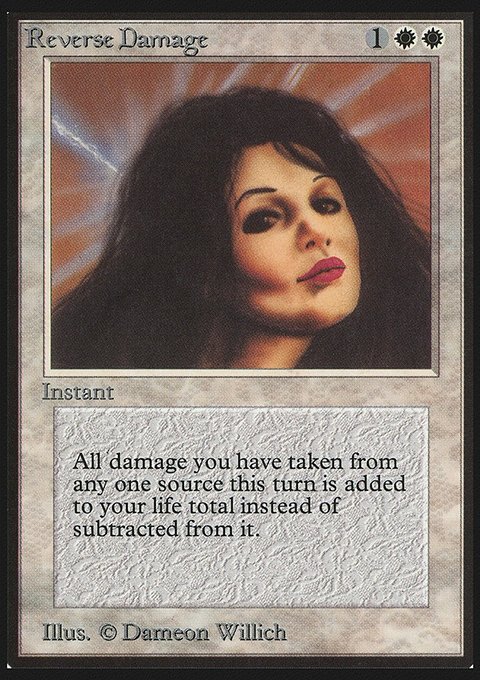 Reverse Damage, Limited Edition Beta #36, Magic: The Gathering card