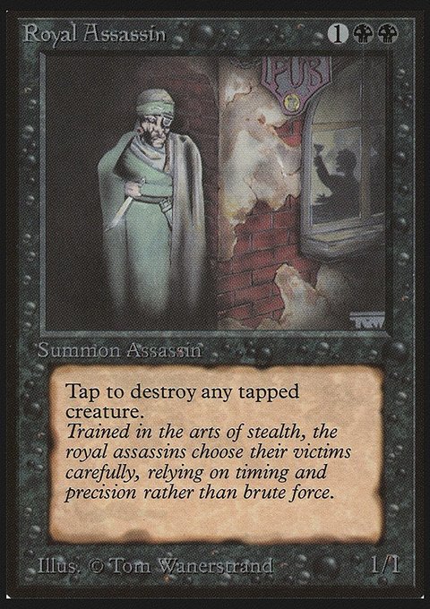 Royal Assassin, Limited Edition Beta #124, Magic: The Gathering card
