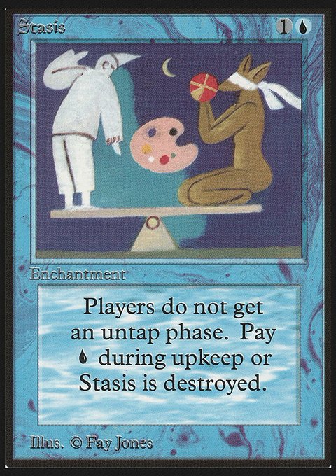 Stasis, Limited Edition Beta #81, Magic: The Gathering card