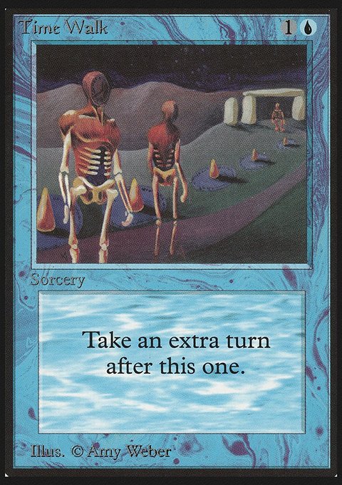 Time Walk, Limited Edition Beta #84, Magic: The Gathering card