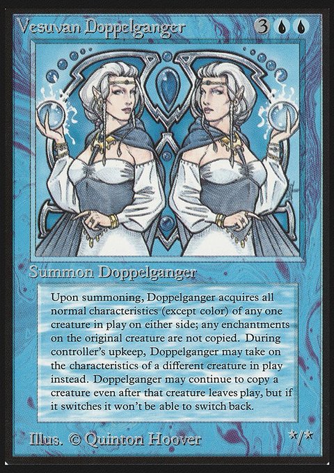 Vesuvan Doppelganger, Limited Edition Beta #88, Magic: The Gathering card