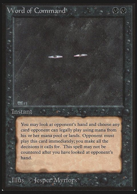 Word of Command, Limited Edition Beta #137, Magic: The Gathering card