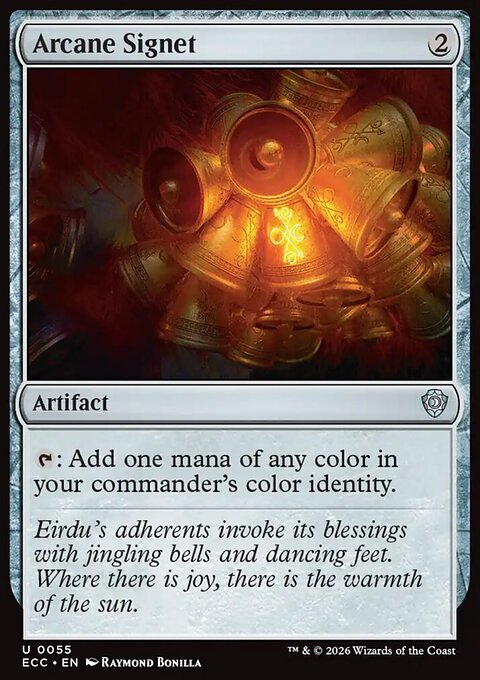 Arcane Signet, Lorwyn Eclipsed Commander #55, Magic: The Gathering card