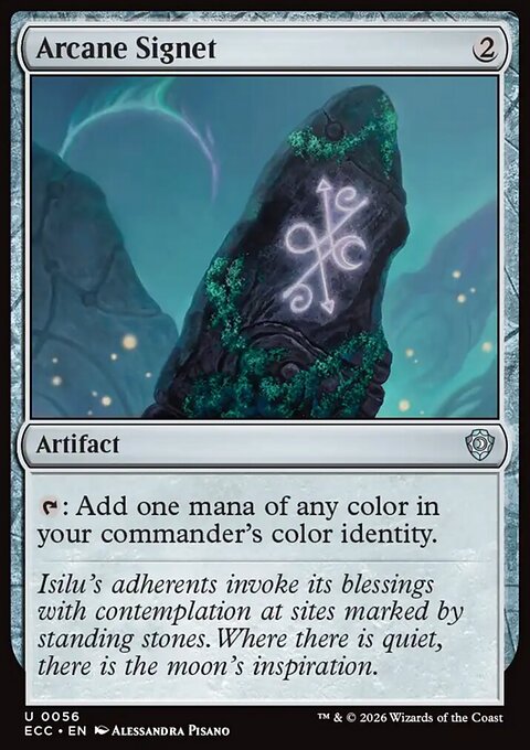 Arcane Signet, Lorwyn Eclipsed Commander #56, Magic: The Gathering card