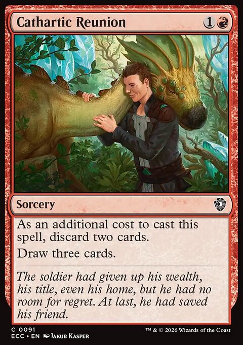 Cathartic Reunion, Lorwyn Eclipsed Commander #91, Magic: The Gathering card