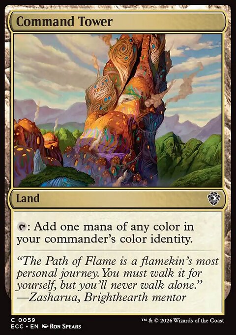 Command Tower, Lorwyn Eclipsed Commander #59, Magic: The Gathering card