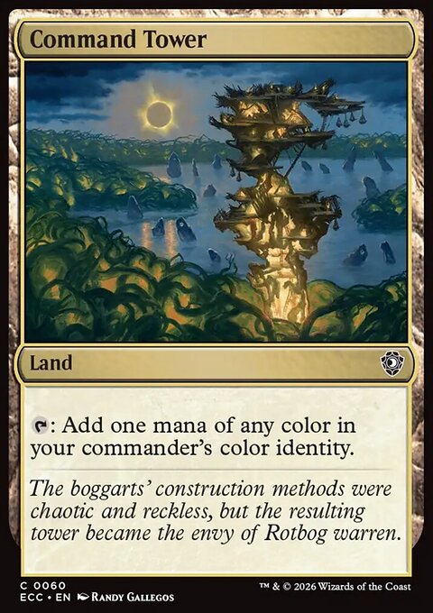Command Tower, Lorwyn Eclipsed Commander #60, Magic: The Gathering card