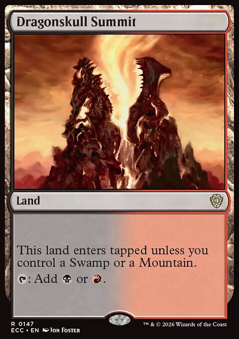 Dragonskull Summit, Lorwyn Eclipsed Commander #147, Magic: The Gathering card