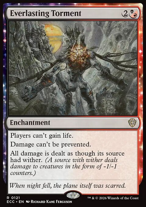 Everlasting Torment, Lorwyn Eclipsed Commander #121, Magic: The Gathering card