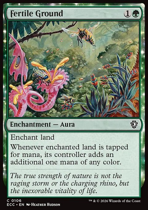 Fertile Ground, Lorwyn Eclipsed Commander #106, Magic: The Gathering card