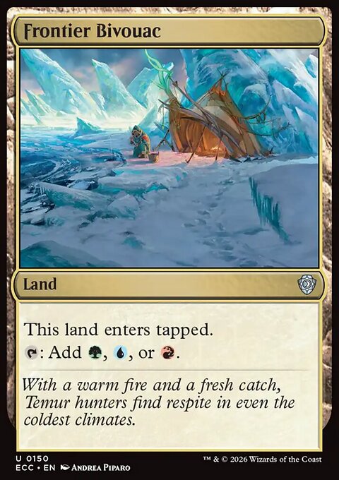 Frontier Bivouac, Lorwyn Eclipsed Commander #150, Magic: The Gathering card