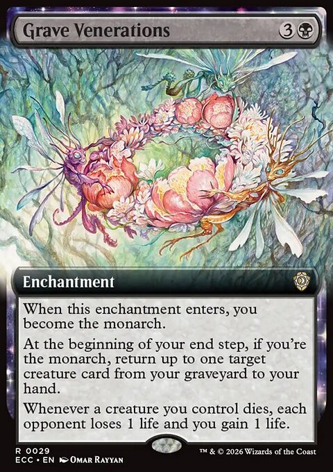 Grave Venerations, Lorwyn Eclipsed Commander #29, Magic: The Gathering card