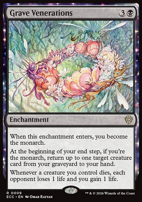 Grave Venerations, Lorwyn Eclipsed Commander #9, Magic: The Gathering card