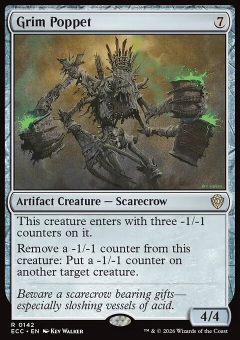 Grim Poppet, Lorwyn Eclipsed Commander #142, Magic: The Gathering card
