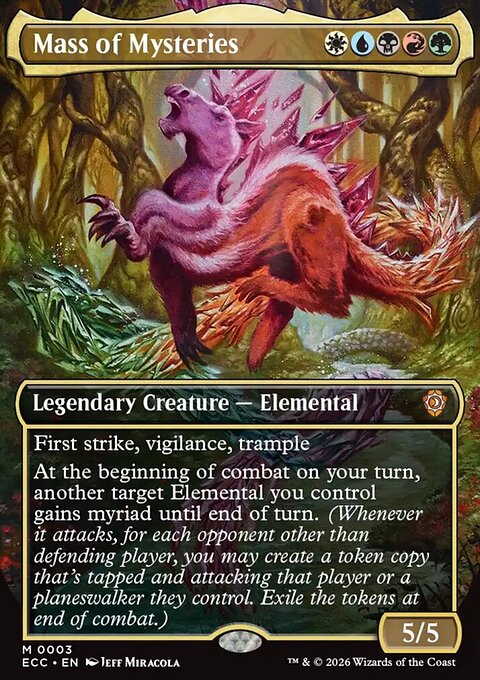 Mass of Mysteries, Lorwyn Eclipsed Commander #3, Magic: The Gathering card