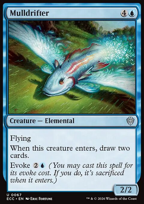 Mulldrifter, Lorwyn Eclipsed Commander #67, Magic: The Gathering card