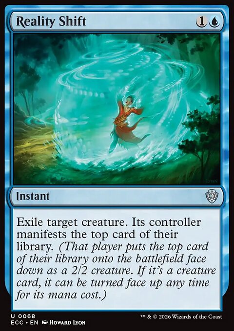 Reality Shift, Lorwyn Eclipsed Commander #68, Magic: The Gathering card