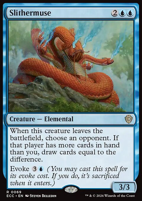 Slithermuse, Lorwyn Eclipsed Commander #69, Magic: The Gathering card