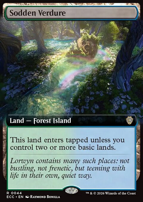 Sodden Verdure, Lorwyn Eclipsed Commander #44, Magic: The Gathering card