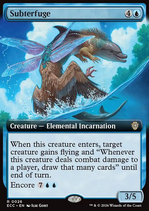 Subterfuge, Lorwyn Eclipsed Commander #26, Magic: The Gathering card