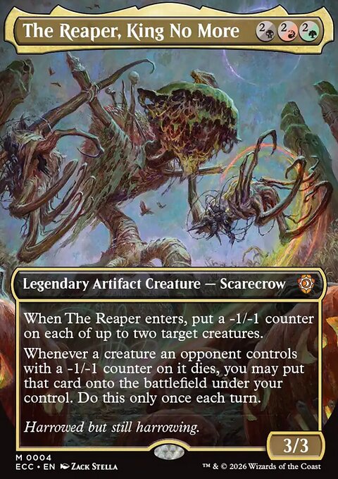 The Reaper, King No More, Lorwyn Eclipsed Commander #4, Magic: The Gathering card