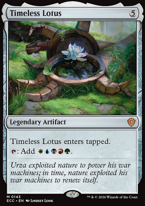 Timeless Lotus, Lorwyn Eclipsed Commander #143, Magic: The Gathering card