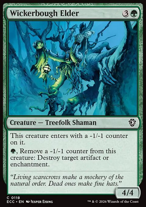 Wickerbough Elder, Lorwyn Eclipsed Commander #118, Magic: The Gathering card