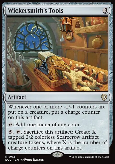 Wickersmith's Tools, Lorwyn Eclipsed Commander #21, Magic: The Gathering card