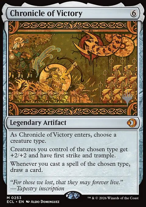 Chronicle of Victory, Lorwyn Eclipsed Promos #253p, Magic: The Gathering card
