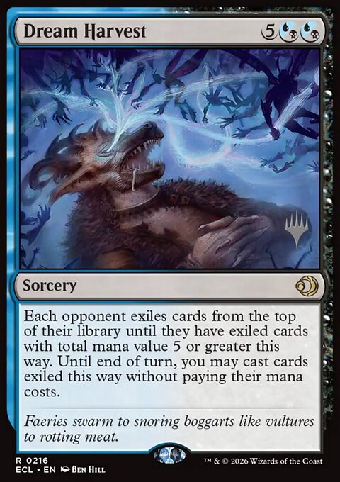 Dream Harvest, Lorwyn Eclipsed Promos #216p, Magic: The Gathering card
