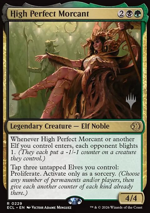 High Perfect Morcant, Lorwyn Eclipsed Promos #229p, Magic: The Gathering card